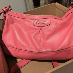 Coach | Pink Leather Crossbody